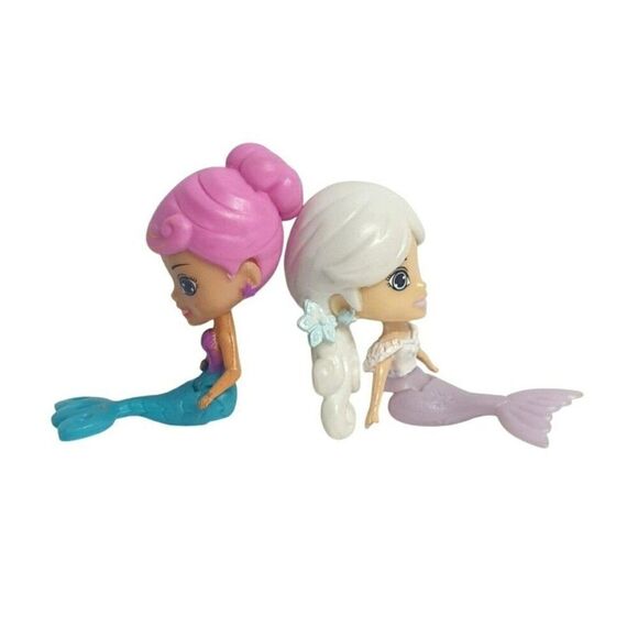 Splashlings Princess Mermaid and Friend 3" Doll Bendable Toy Set - Picture 5 of 5